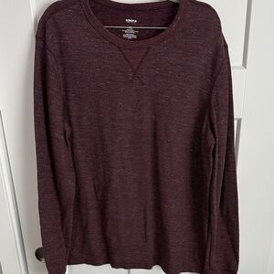 Sonoma Deep Maroon Knit Top